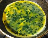 Foto del paso 3 de la receta: Espinaca a la francesa con jamón y queso (tortilla)