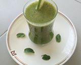 A picture of step 4 of Minty Bottle guard and drumstick juice.