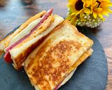 A picture of step 6 of Korean Toast Sandwich.