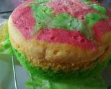 Foto langkah ke 7 dari resep Steamed Rainbow Cake 🍰ala Ny Liem.