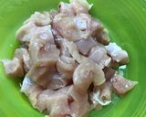 Baconos csirkemell őzgerinc formában, sült krumplival recept fázis 2 fotója