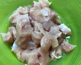 Baconos csirkemell őzgerinc formában, sült krumplival recept fázis 2 fotója
