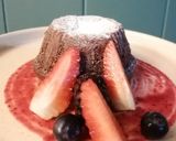 Foto del paso 14 de la receta: Lava cake con salsa de frutos rojos