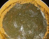 A picture of step 4 of Palak Paneer.