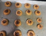 A picture of step 3 of “Peanut-Butter Thumb Print wheat cookies “.