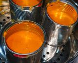 A picture of step 6 of Plain Local palm oil moi moi.