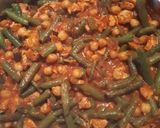 Csicseriborsós-zöldbabos-mozzarellás csirkemell 🍽 recept fázis 6 fotója