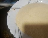 A picture of step 3 of Suji ka halwa.