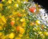A picture of step 3 of Coriander Lime soup.
