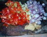Foto langkah ke 2 dari resep Tumis Cumi hitam/ikan nos.