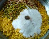 A picture of step 3 of Surti Ghari.