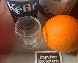 Foto del paso 1 de la receta: Bizcocho de naranja, kéfir y miel, con relleno de confitura casera de kumquat