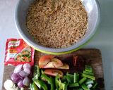 Foto langkah ke 1 dari resep Oseng Rebon Cabai Ijo.