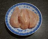 Hình bước làm 1 của món Chả gà bắp ngọt