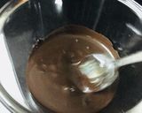 A picture of step 1 of Dark chocolate walnut almond cake.