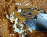 A picture of step 6 of Poha Kesri Halva.