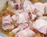 A picture of step 4 of Chettinad mint masala chicken.