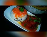 A picture of step 5 of Carrot rice with sauce by salma.s.Adam.