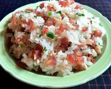 Hình bước làm 9 của món Xôi lạp xưởng