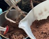 A picture of step 4 of Gluten Free~ Almond and Cocoa Truffles covered in Vanilla or Milk Chocolate.