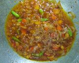 A picture of step 5 of Spicy daal karela.