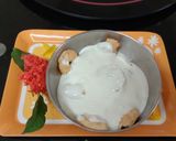 A picture of step 2 of Dahi bade.