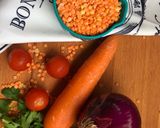 A picture of step 1 of Lentil Soup.