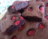 Málnás Brownie recept fázis 2 fotója