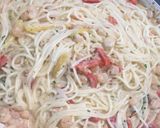 Garnélás tészta zöldségekkel 🍜🍤 recept fázis 4 fotója