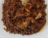 Foto del paso 7 de la receta Arroz Rojo con Caballa en tomate y puré de Ajos