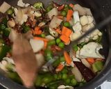 A picture of step 4 of Vegetable Pulao.