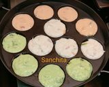 A picture of step 11 of Tricoloured Suji Mix Veg Appe.