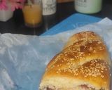 A picture of step 1 of Jam stuffed bread.