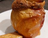 Une image de l'étape 5 de Pomme au four à la crème de petits beurre.