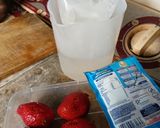 Foto langkah ke 1 dari resep Jus Strawberry .