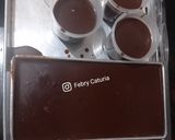 Foto langkah ke 4 dari resep Puding Brownies Roti Tawar.