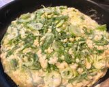 A picture of step 3 of Okonomiyaki Japanese food.