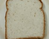 A picture of step 1 of Bread Dahi Vada.