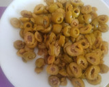 Foto del paso 9 de la receta: Kebab con acompañamiento de patatas, cebolla y pimientos