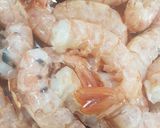A picture of step 2 of Lemon and Rosemary Prawns.