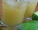 A picture of step 4 of Aam ka Panna🌺🍷🍷🍹.