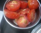 A picture of step 8 of Tomato Bhajia Katoori Chaat.
