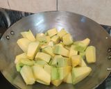 A picture of step 3 of Falahari Kaddu.
