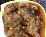 A picture of step 4 of Amla meethi chutney.