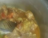 A picture of step 7 of Lauki gosht ka salan.