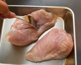 A picture of step 1 of Bang bang chicken 🇨🇳 - with tips to cook breast chicken moist and tender 🐓.