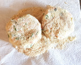 Foto del paso 3 de la receta: Trucha con tortitas de camarón y vegetales