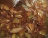 A picture of step 5 of Leek, Potato and Spinach soup.