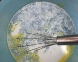 Foto langkah ke 3 dari resep Pudding lumut bunga telang.