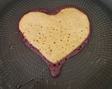 A picture of step 6 of Oatmeal Pancake with Fresh Cream and Beetroot Eggless.